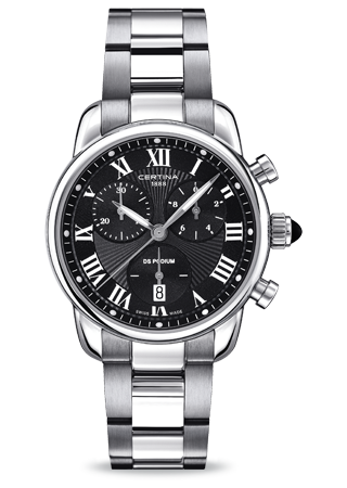 Certina C0252171105800 : DS Podium Chrono Roman Black