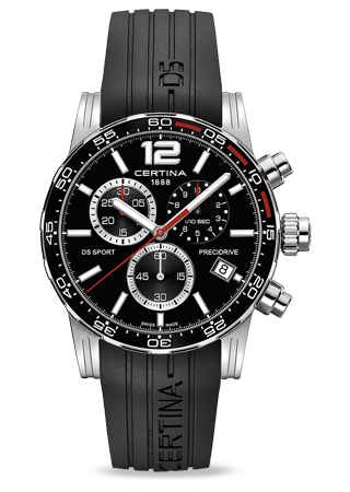 Certina C0274171705702 : DS Sport Chrono Black Rubber