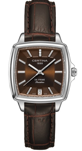 Certina C0283101629600 : DS Prime Lady Shape Brown