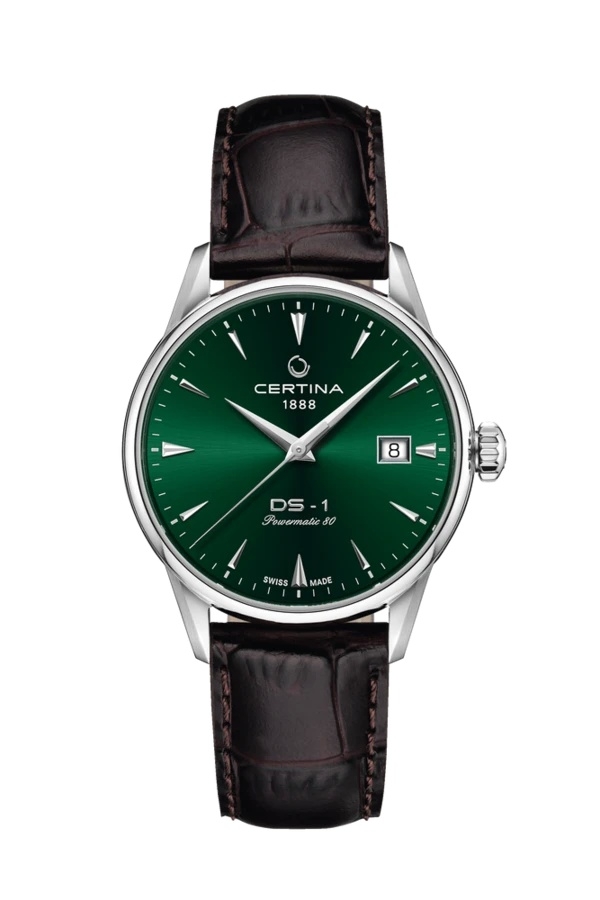 Certina C029.207.16.091.00 : DS-1 Powermatic 80 38 Stainless Steel / Green