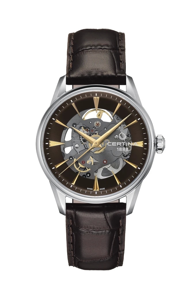 Certina C029.907.16.081.00 : DS-1 Skeleton Stainless Steel / Grey