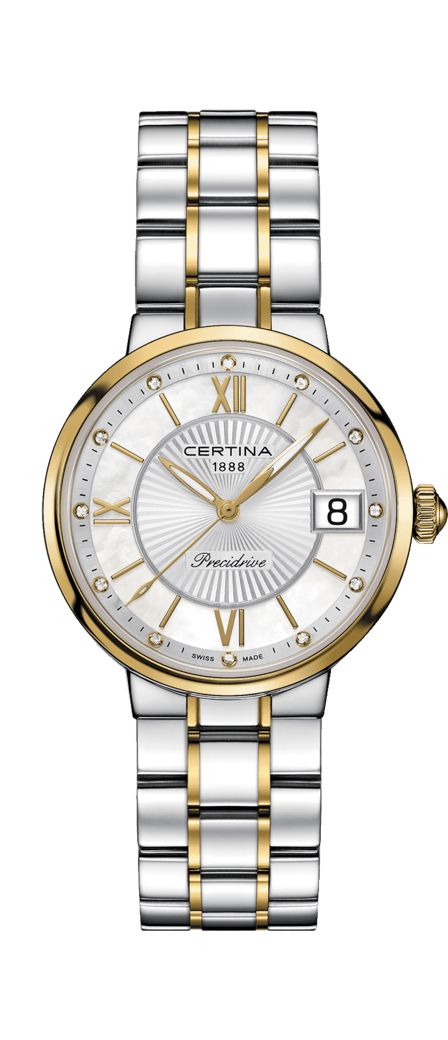 Certina C031.210.22.116.00 : DS Stella Stainless Steel - Rose Gold / MOP / Bracelet