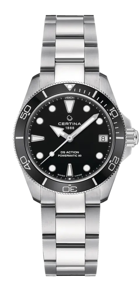 Certina C032.007.11.051.00 : DS Action Lady 34.5 Stainless Steel / Black