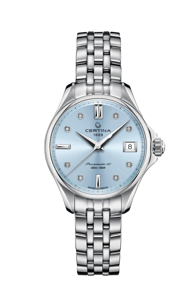 Certina C032.207.11.046.00 : DS Action 34.5 Powermatic Stainless Steel / Light Blue