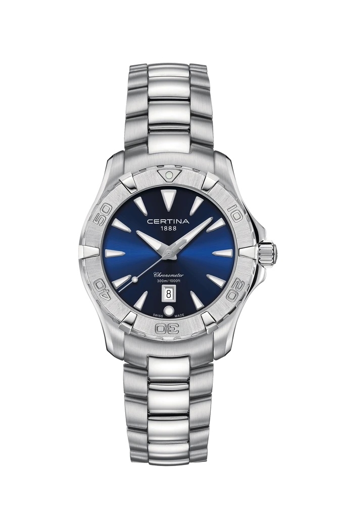 Certina C032.251.11.041.00 : DS Action Lady Stainless Steel / Blue / Bracelet