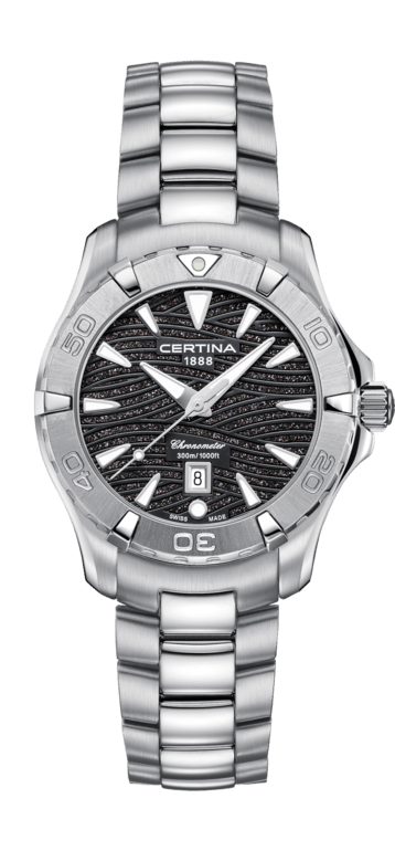 Certina C032.251.11.051.09 : DS Action Lady Stainless Steel / Black / Bracelet