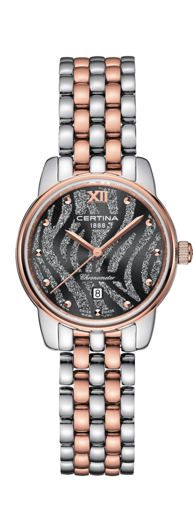 Certina C033.051.22.088.00 : DS-8 Lady Stainless Steel - Rose Gold / Grey / Bracelet