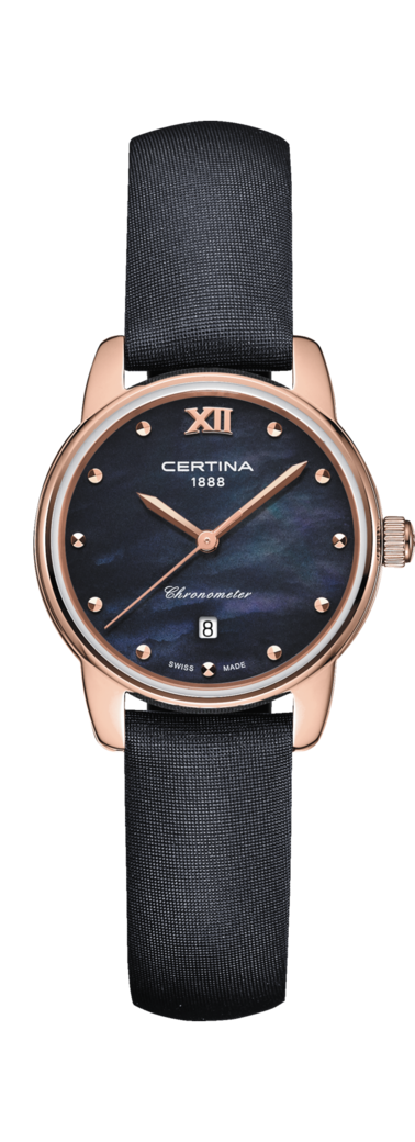 Certina C033.051.36.128.00 : DS-8 Lady Rose Gold / Black MOP