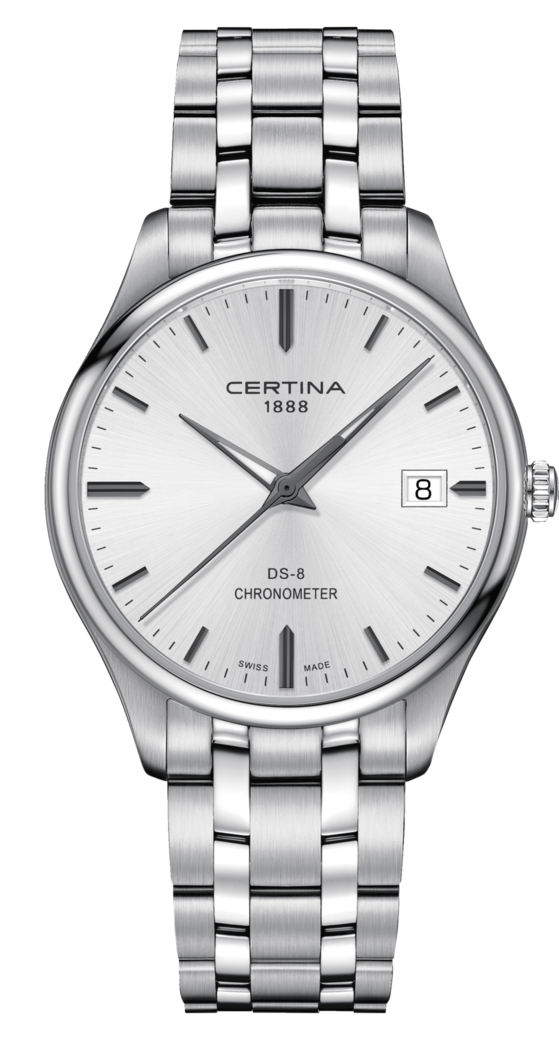 Certina C033.451.11.031.00 : DS-8 Chronometer Stainless Steel / Silver / Bracelet