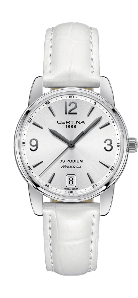 Certina C034.210.16.037.00 : DS Podium 33 Stainless Steel / Silver / Strap