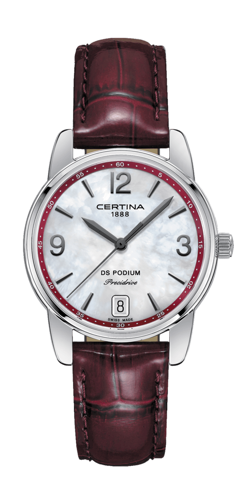 Certina C034.210.16.427.00 : DS Podium 33 Stainless Steel / MOP / Strap