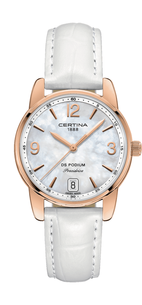 Certina C034.210.36.117.00 : DS Podium 33 Rose Gold PVD / MOP / Strap