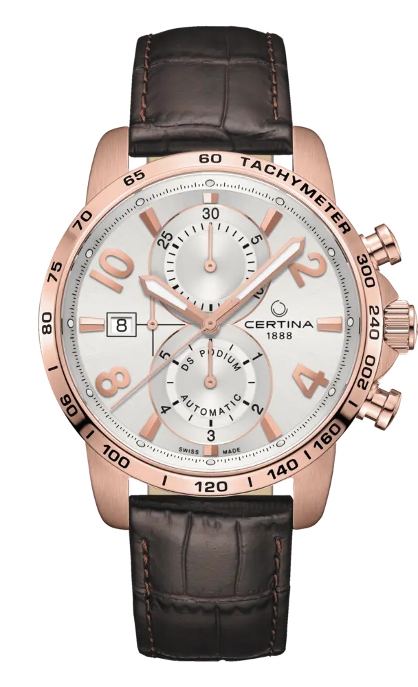 Certina C034.427.36.037.00 : DS Podium Chronograph Automatic Rose / Silver