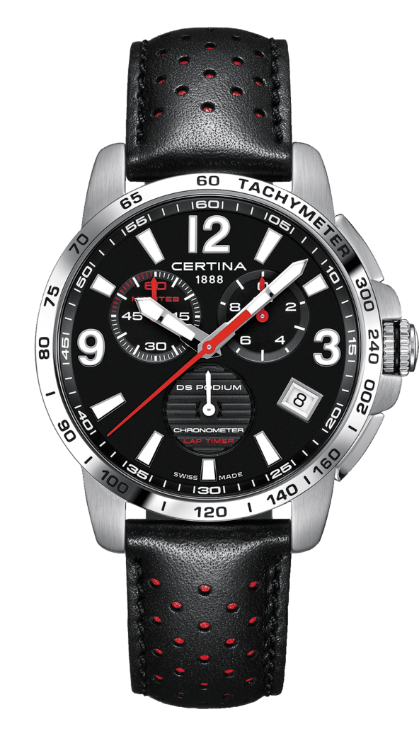 Certina C034.453.16.057.00 : DS Podium Lap Timer Stainless Steel / Black