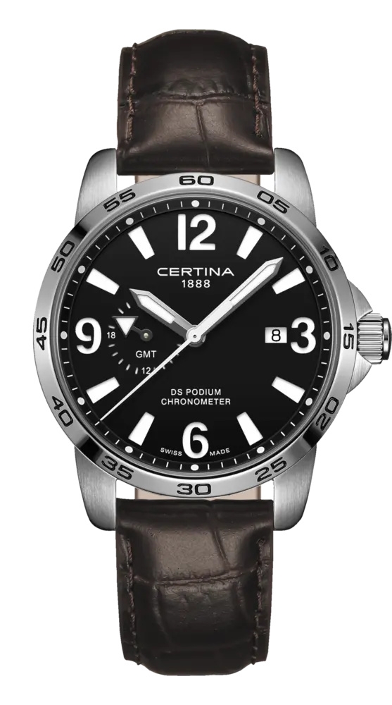 Certina C034.455.16.050.00 : DS Podium GMT Stainless Steel / Black