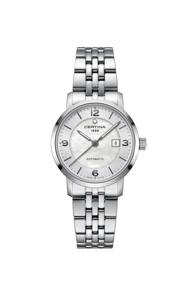 Certina C035.007.11.117.00 : DS Caimano Lady Automatic 29 Stainless Steel / MOP / Bracelet