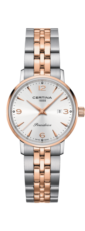 Certina C035.210.22.037.01 : DS Caimano Lady Stainless Steel - Rose Gold / Silver / Bracelet