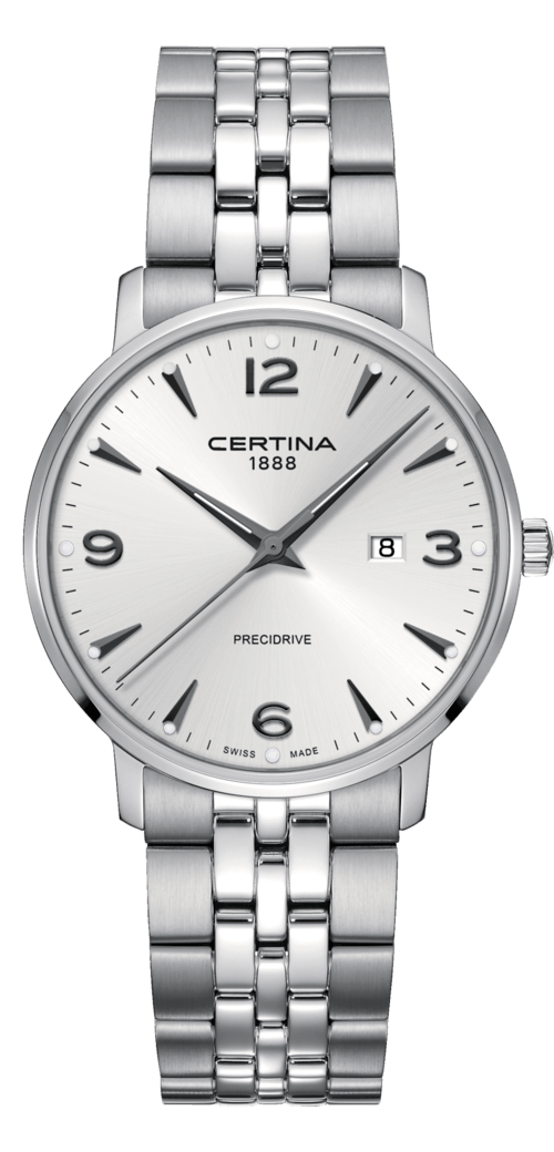 Certina C035.410.11.037.00 : DS Caimano 39 Stainless Steel / Silver / Bracelet