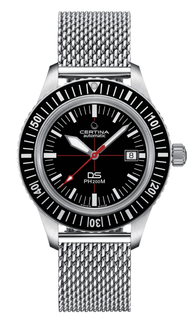 Certina C036.407.11.050.00 : DS PH200M Stainless Steel / Black / Mesh