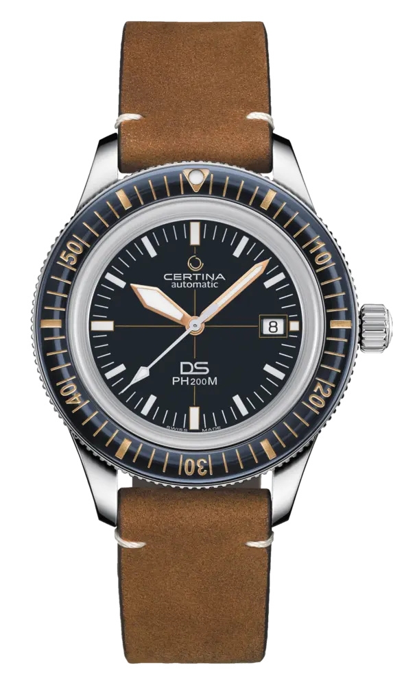 Certina C036.407.16.040.00 : DS PH200M Stainless Steel / Blue / Calf