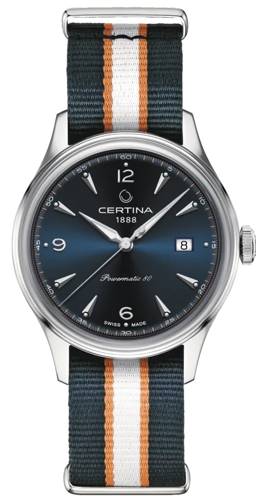 Certina C038.407.18.047.00 : DS Powermatic 80 Stainless Steel / Blue