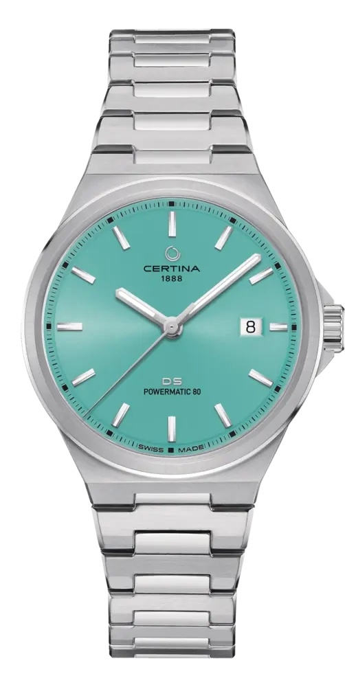 Certina C043.407.11.351.00 : DS-7 Powermatic 80 Stainless Steel / Light Blue / Bracelet