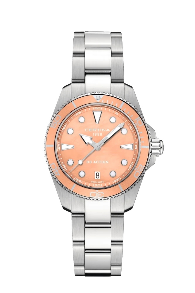 Certina C048.210.11.381.00 : DS Action Quartz 34.5 Stainless Steel / MOP / Bracelet
