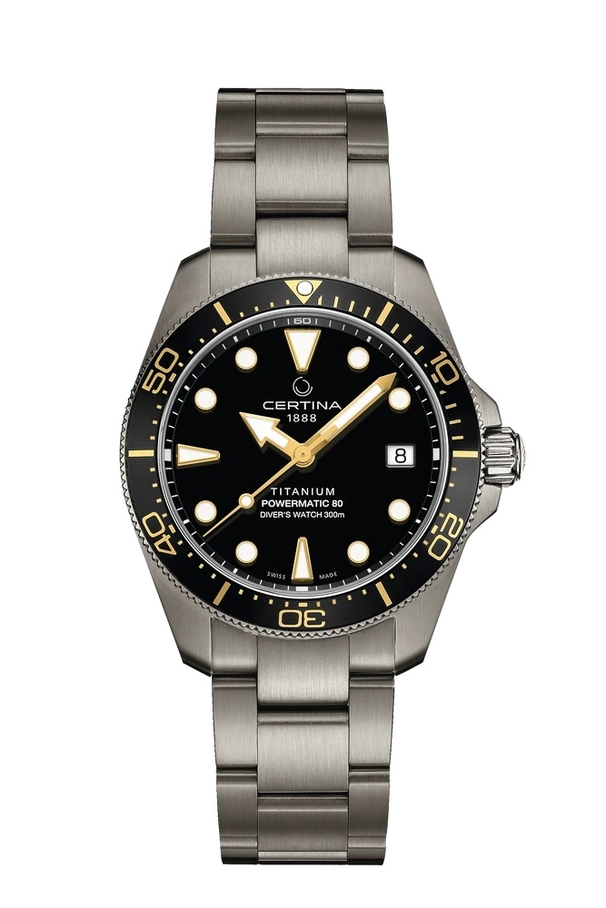 Certina C048.807.44.051.00 : DS Action Diver 38 Powermatic 80 Titanium / Black