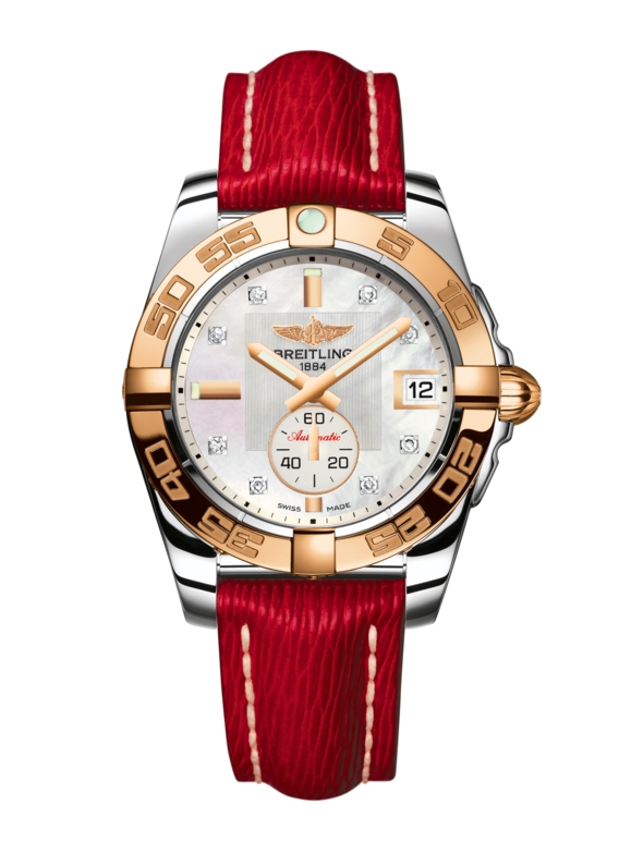 Breitling C3733012/A725/214X/A16BA.1 : Galactic 36 Automatic Stainless Steel / Rose Gold / Pearl Diamond / Sahara