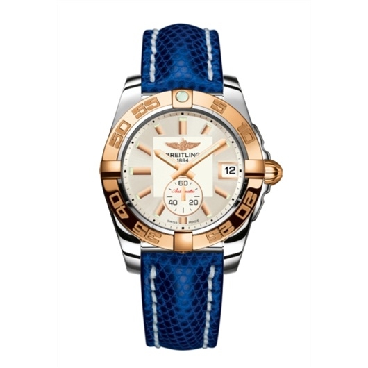 Breitling C3733012/G714/112Z/A16BA.1 : Galactic 36 Automatic Stainless Steel / Rose Gold / Stratus Silver / Teju