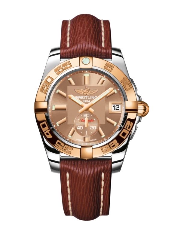 Breitling C3733012/Q584/216X/A16BA.1 : Galactic 36 Automatic Stainless Steel / Rose Gold / Copperhead Bronze / Sahara