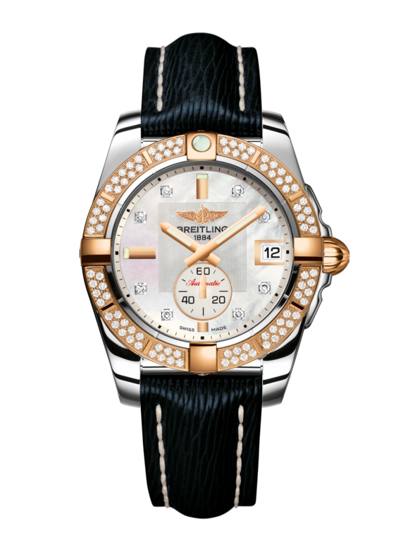 Breitling C3733053.A725.215X : Galactic 36 Automatic Stainless Steel / Rose Gold / Diamond / Pearl Diamond / Sahara