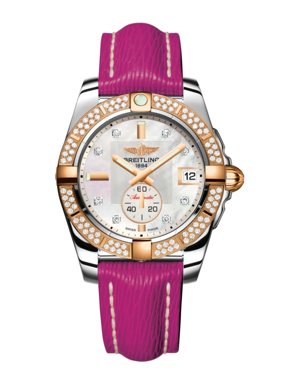 Breitling C3733053.A725.242X : Galactic 36 Automatic Stainless Steel / Rose Gold / Diamond / Pearl Diamond / Sahara