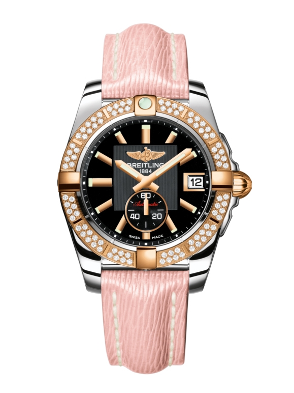 Breitling C3733053.BA54.239X : Galactic 36 Automatic Stainless Steel / Rose Gold / Diamond / Volcano Black / Sahara