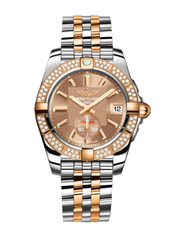 Breitling C3733053.Q584.376C : Galactic 36 Automatic Stainless Steel / Rose Gold / Diamond / Copperhead Bronze / Bracelet