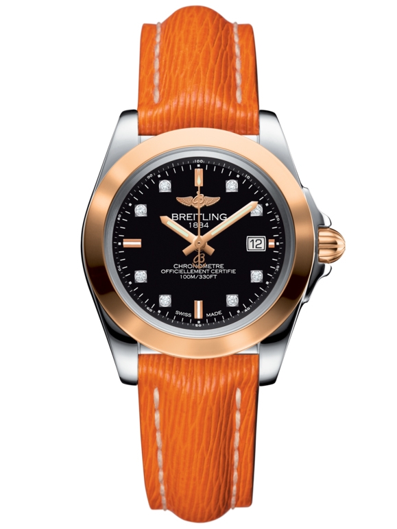 Breitling C7133012/BF64/212X/A14BA.1 : Galactic 32 Sleek Edition Stainless Steel / Rose Gold / Trophy Black Diamond / Sahara
