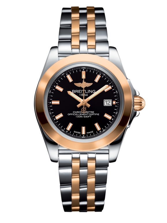 Breitling C7133012/BF65/792C : Galactic 32 Sleek Edition Stainless Steel / Rose Gold / Trophy Black / Bracelet