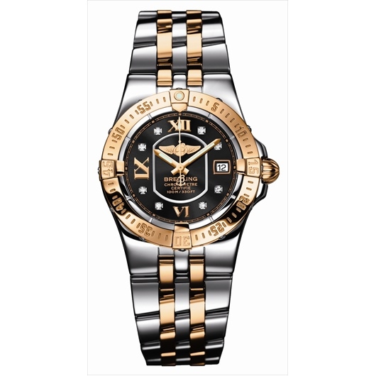 Breitling C7134012B926 : Starliner 2008 Two Tone Rose / Black