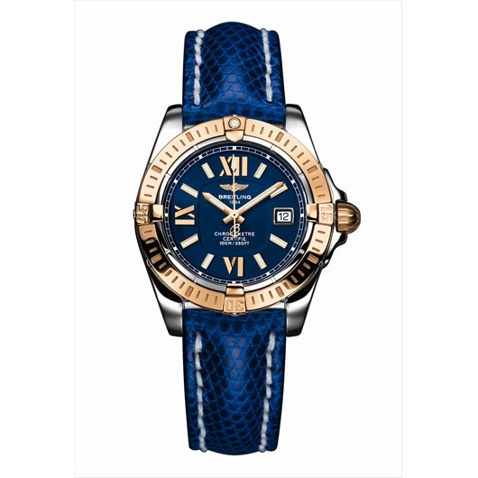 Breitling C7135612.C754 : Cockpit Lady Gold Bezel / Blue / Teju