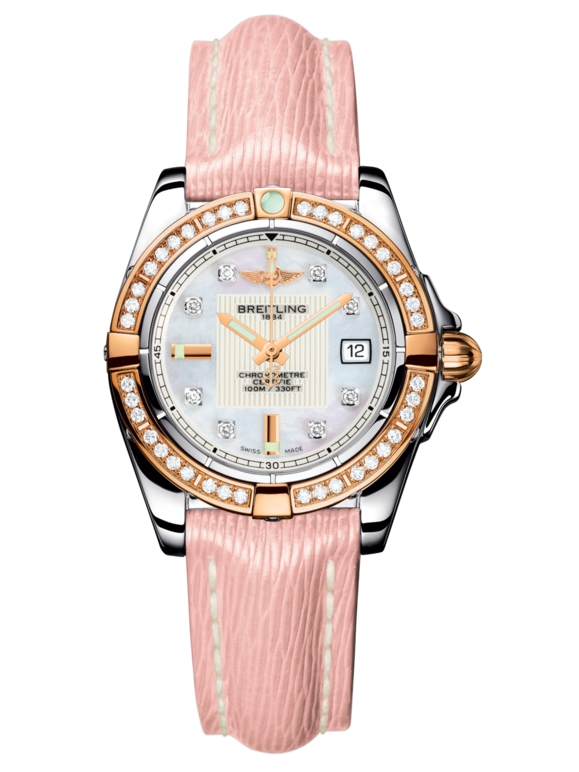 Breitling C71356LA.A712.238X : Galactic 32 Stainless Steel / Rose Gold / Diamond / Pearl Diamond / Sahara