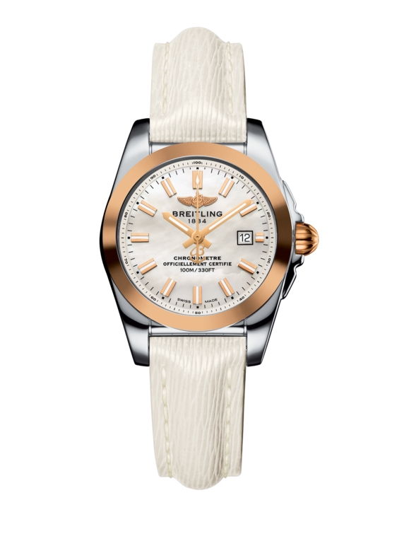 Breitling C7234812/A791/274X/A12BA.1 : Galactic 29 Stainless Steel / Rose Gold / Pearl / Sahara
