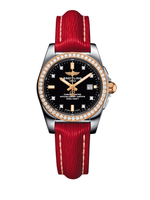 Breitling C7234853/BE86/273X/A12BA.1 : Galactic 29 Stainless Steel / Rose Gold / Diamond / Trophy Black Diamond / Sahara