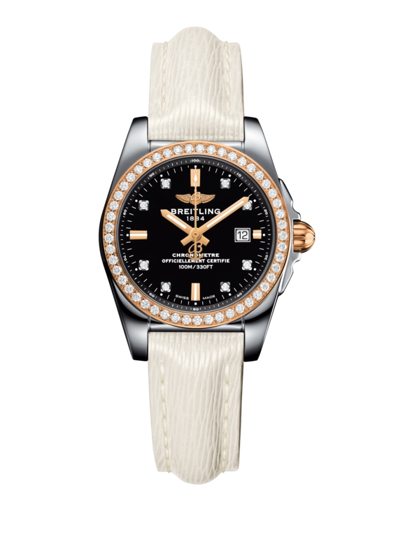 Breitling C7234853/BE86/274X/A12BA.1 : Galactic 29 Stainless Steel / Rose Gold / Diamond / Trophy Black Diamond / Sahara