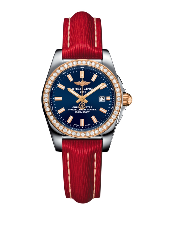 Breitling C7234853/C950/273X/A12BA.1 : Galactic 29 Stainless Steel / Rose Gold / Diamond / Horizon Blue / Sahara