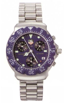 TAG Heuer CA1210.BA0493 : Formula 1 Chronograph Quartz Stainless Steel / Blue / Bracelet