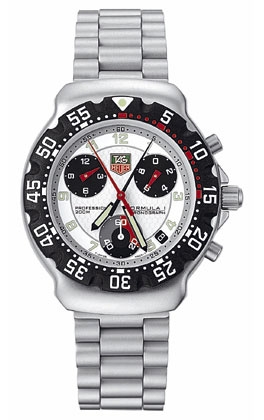 TAG Heuer CA1212.BA0493 : Formula 1 Chronograph Quartz Stainless Steel / Silver / Bracelet