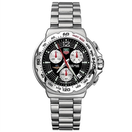 TAG Heuer CAC111B.BA0850 : Formula 1 Quartz Chronograph 40 Stainless Steel / Indy 500 / Bracelet