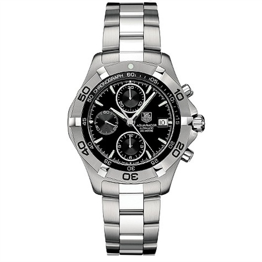 TAG Heuer CAF2110.BA0803 : Aquaracer 300M Calibre 16 41 Stainless Steel / Black / Bracelet