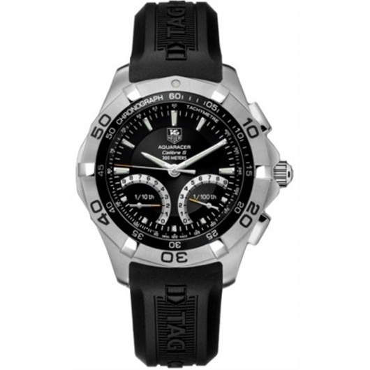 TAG Heuer CAF7010.FT8011 : Aquaracer 300M Calibre S 43 Stainless Steel / Black / Rubber