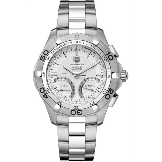 TAG Heuer CAF7011.BA0815 : Aquaracer 300M Calibre S 43 Stainless Steel / Silver / Bracelet